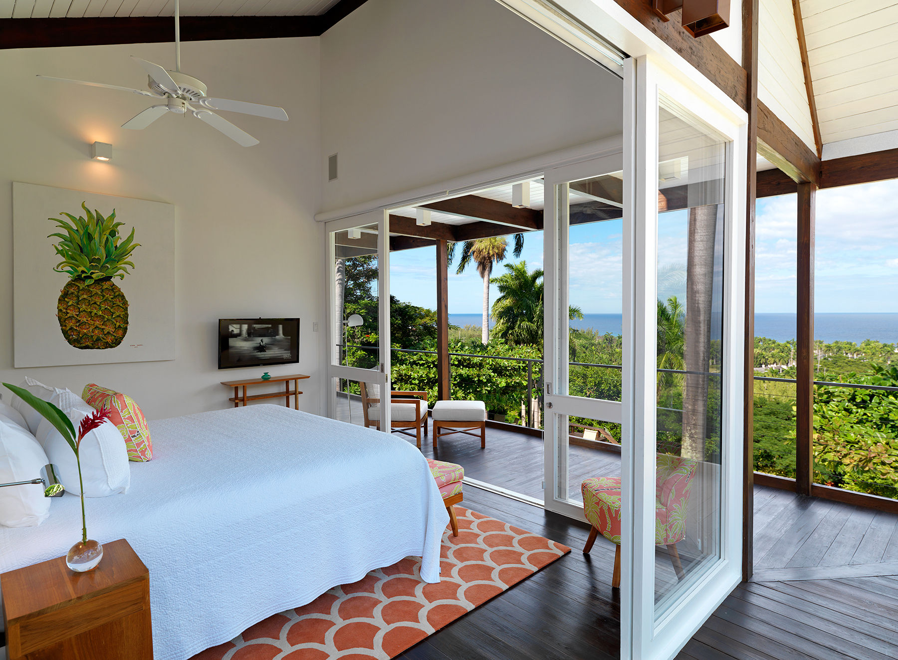 Villa Rosa: Luxury Ocean-View Villa with Private Gym, Spa, and Half Moon Club Access image 3