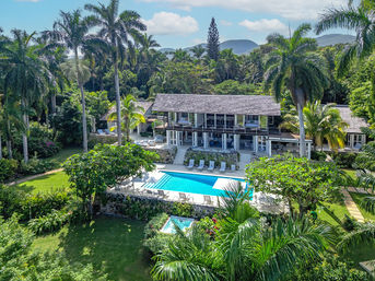 Villa Rosa: Luxury Ocean-View Villa with Private Gym, Spa, and Half Moon Club Access image 1