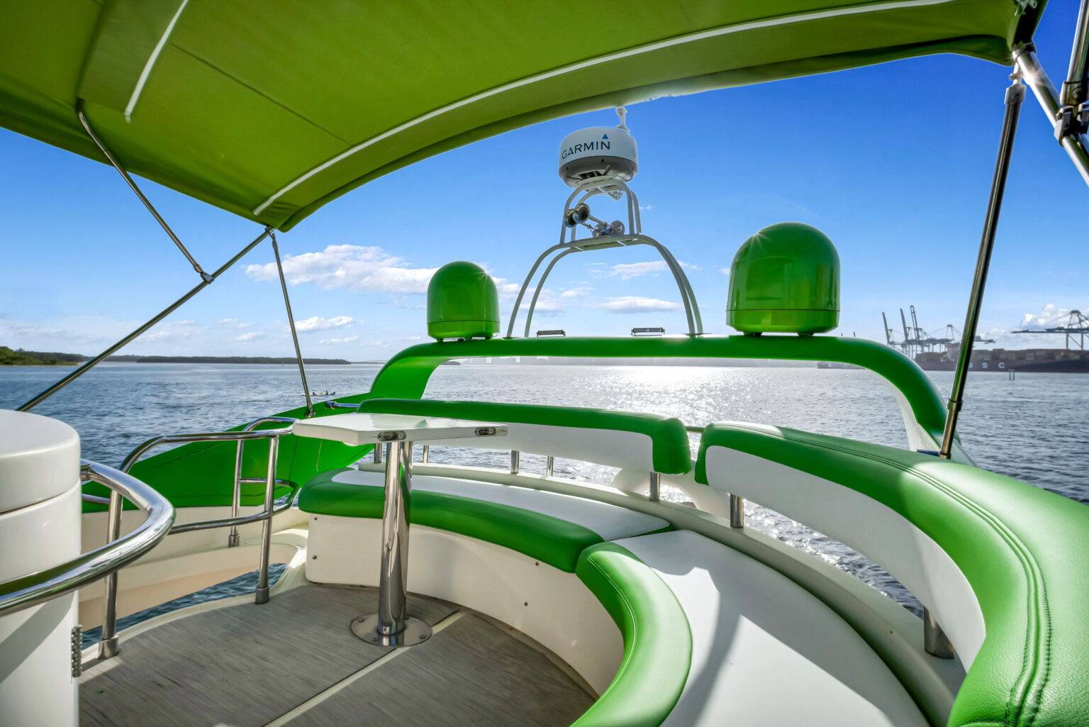 Miami Yacht Rental Great for Bachelors: 67ft Aicon Green Hulk Charter image 3