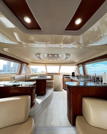 Luxury Private Yacht Charter on Lake Michigan Aboard the Eclipse (Up to 12 Guests) image 4