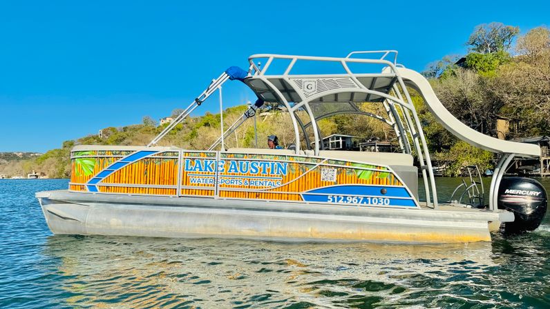 12-Person Pontoon with Slide - Fun on Lake Austin! image 2