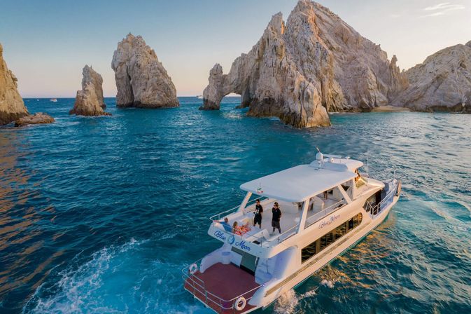 Luxury 75 Ft Mega Yacht in Cabo - All-Inclusive Charter for Up to 50 Guests image 4
