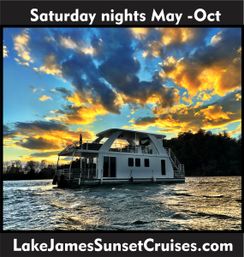 Lake James Sunset tours- A night to remember image