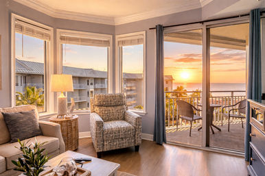 Seacrest: Oceanfront 2BR Luxury Rental with Balcony & Coligny Views image 1