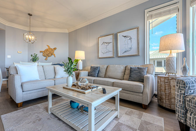 Seacrest: Oceanfront 2BR Luxury Rental with Balcony & Coligny Views image 24