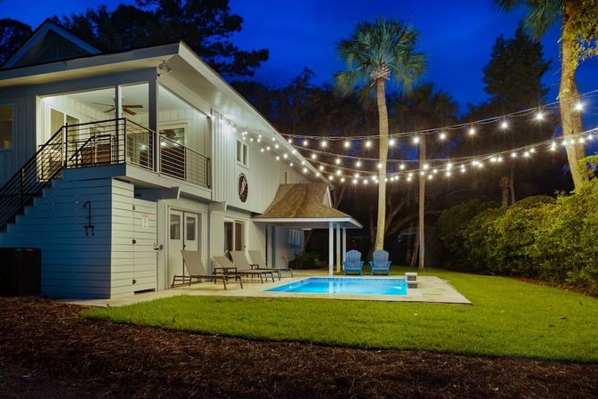 Luxury Beach House with Pool: 6BR, Pet-Friendly & Steps to Ocean image 1