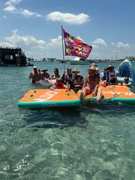 Private Tiki Cruise: Sand Bar, Sound System, Floating Mats & BYOB image 6