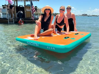 Private Tiki Cruise: Sand Bar, Sound System, Floating Mats & BYOB image 9