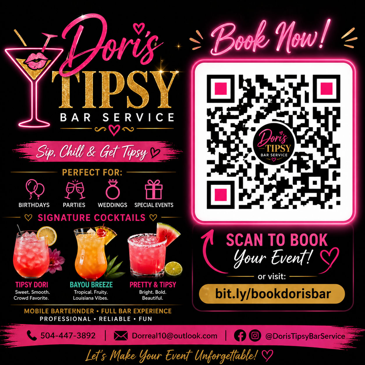 New Orleans Mobile Bar Experience — Private Bartender & Custom Cocktails Delivered to Your Party image 1