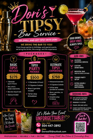 New Orleans Mobile Bar Experience — Private Bartender & Custom Cocktails Delivered to Your Party image 2