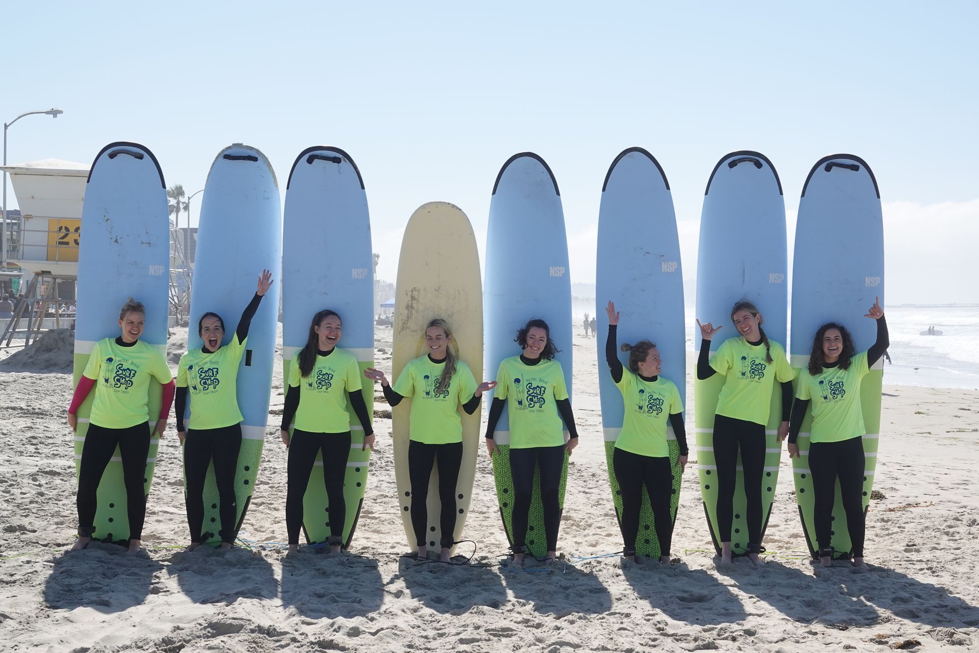 Group Surf Lesson in Pacific Beach image 1
