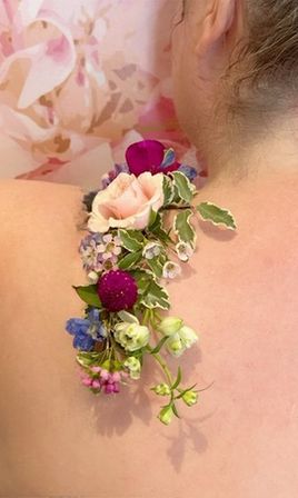 Floral Tattoos: custom wearable fresh flower accessories image 5