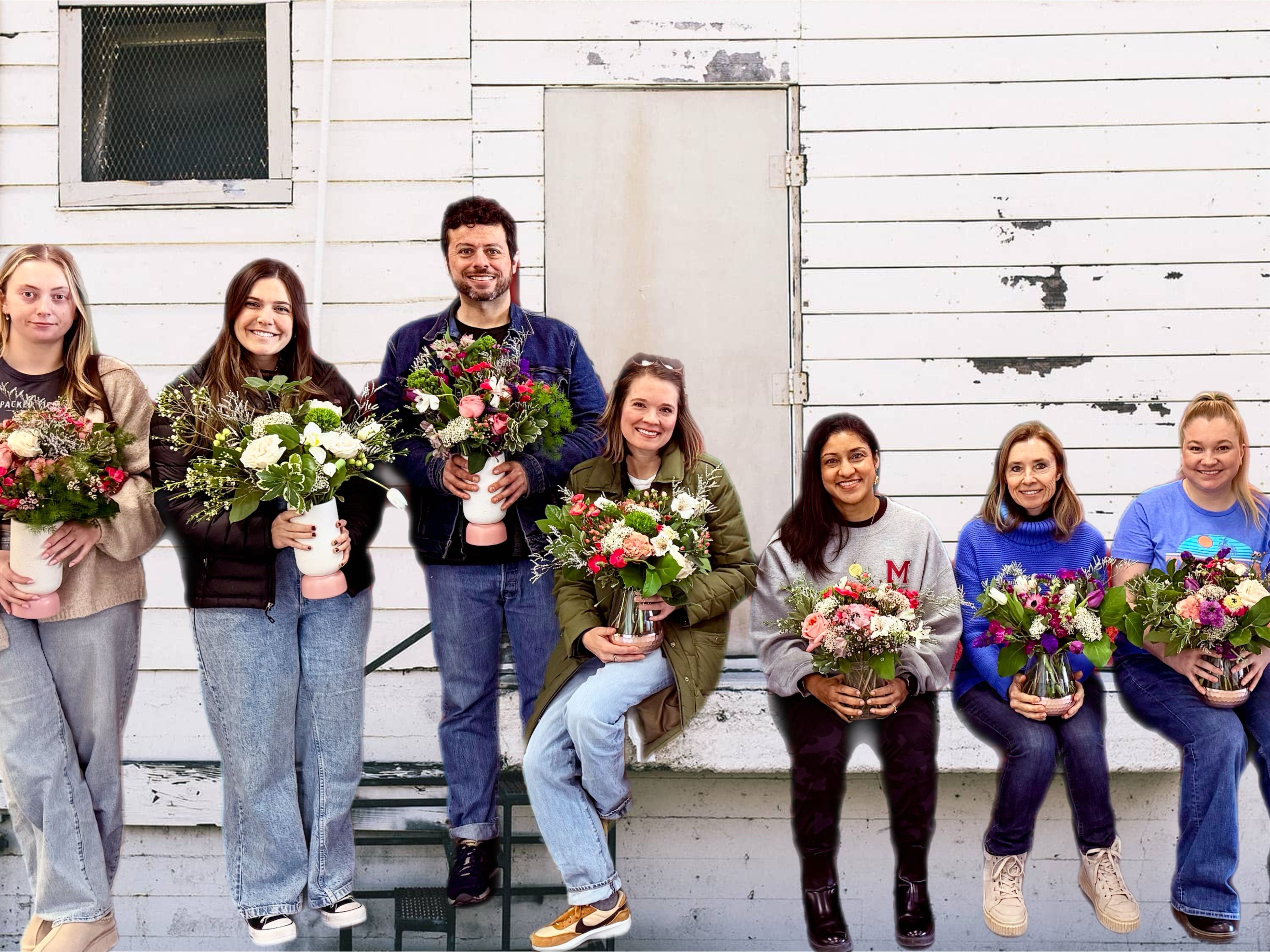 Wine & Design: Flowers with Friends image 1