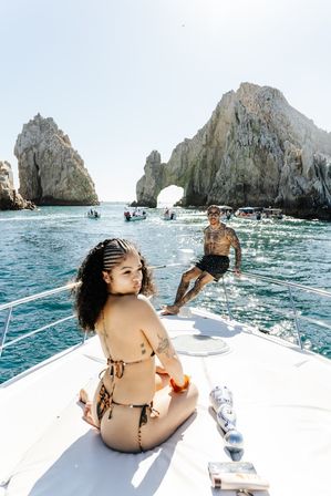 Luxury Private Yacht Cabo Blue Crew image 21