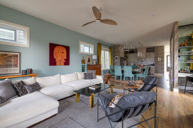 The Lyric: Modern 4-Bedroom Retreat with Rooftop Access and Fire Pit image 25