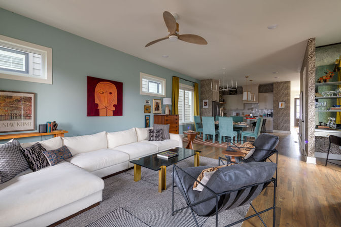 The Lyric: Modern 4-Bedroom Retreat with Rooftop Access and Fire Pit image 25