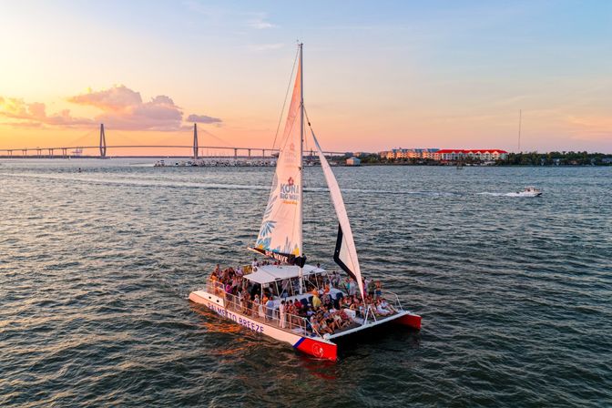 Sunset Sail Catamaran w/Bar– The Ultimate CHS Bachelorette Experience image 12