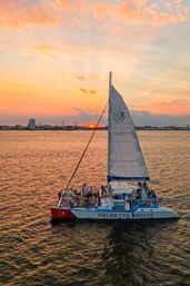 Sunset Sail Catamaran w/Bar– The Ultimate CHS Bachelorette Experience image