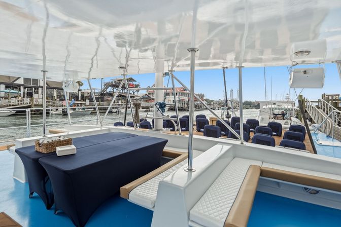 Private 50ft Catamaran Sail - Charleston Harbor up to 100 People image 10