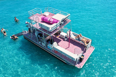 Ultimate Bachelorette Sandbar Party: Double Decker Party Boats with Water Slides! image 6