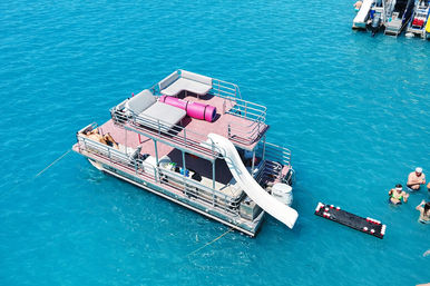 Ultimate Bachelorette Sandbar Party: Double Decker Party Boats with Water Slides! image 12