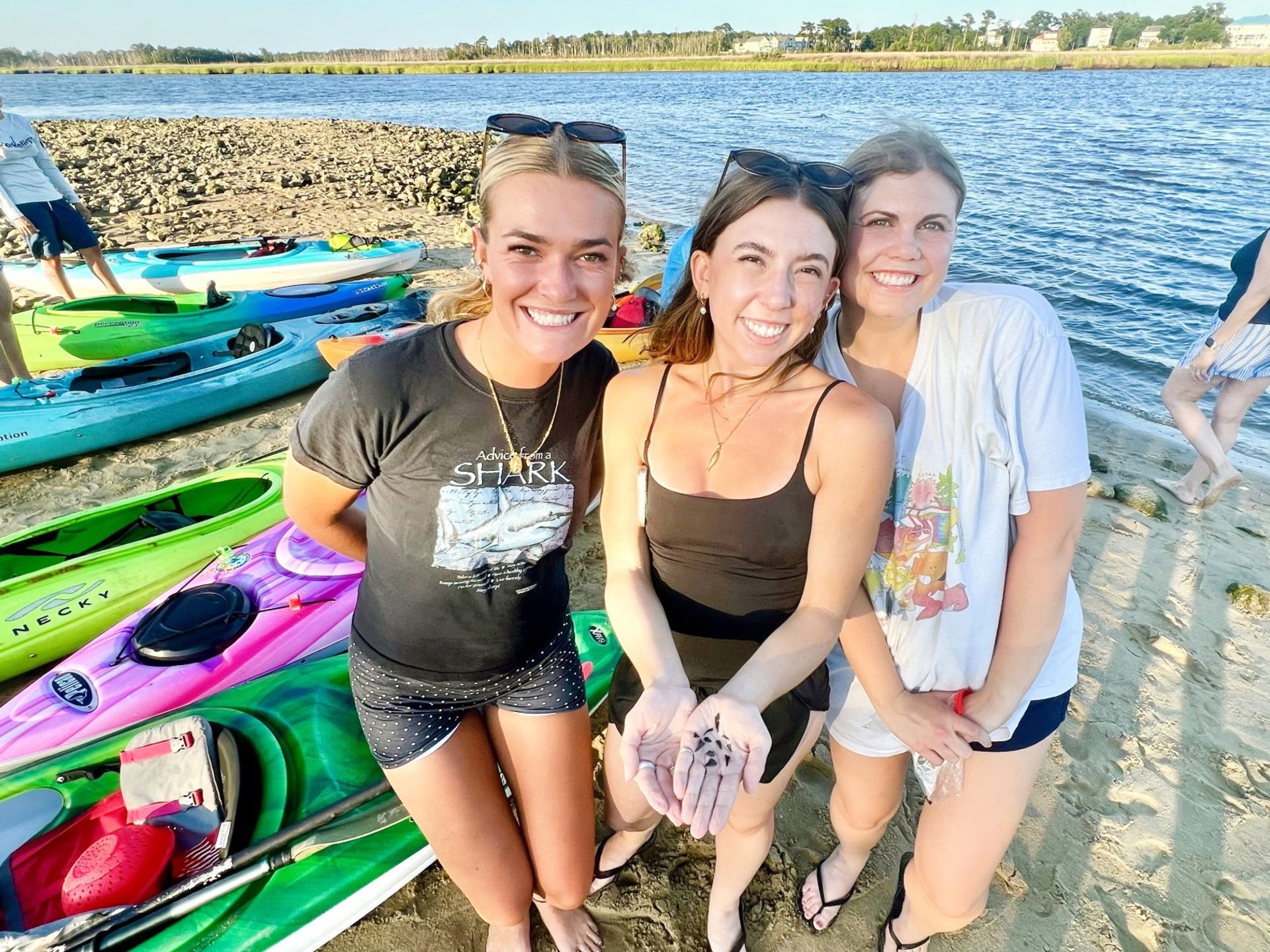Guided Shark Tooth Hunting Kayak Tour in Wilmington, NC image 1