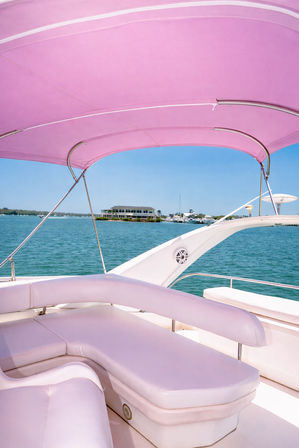 Miami’s Pink Party Yacht: 50ft Horizon Bachelorette Boat image 12