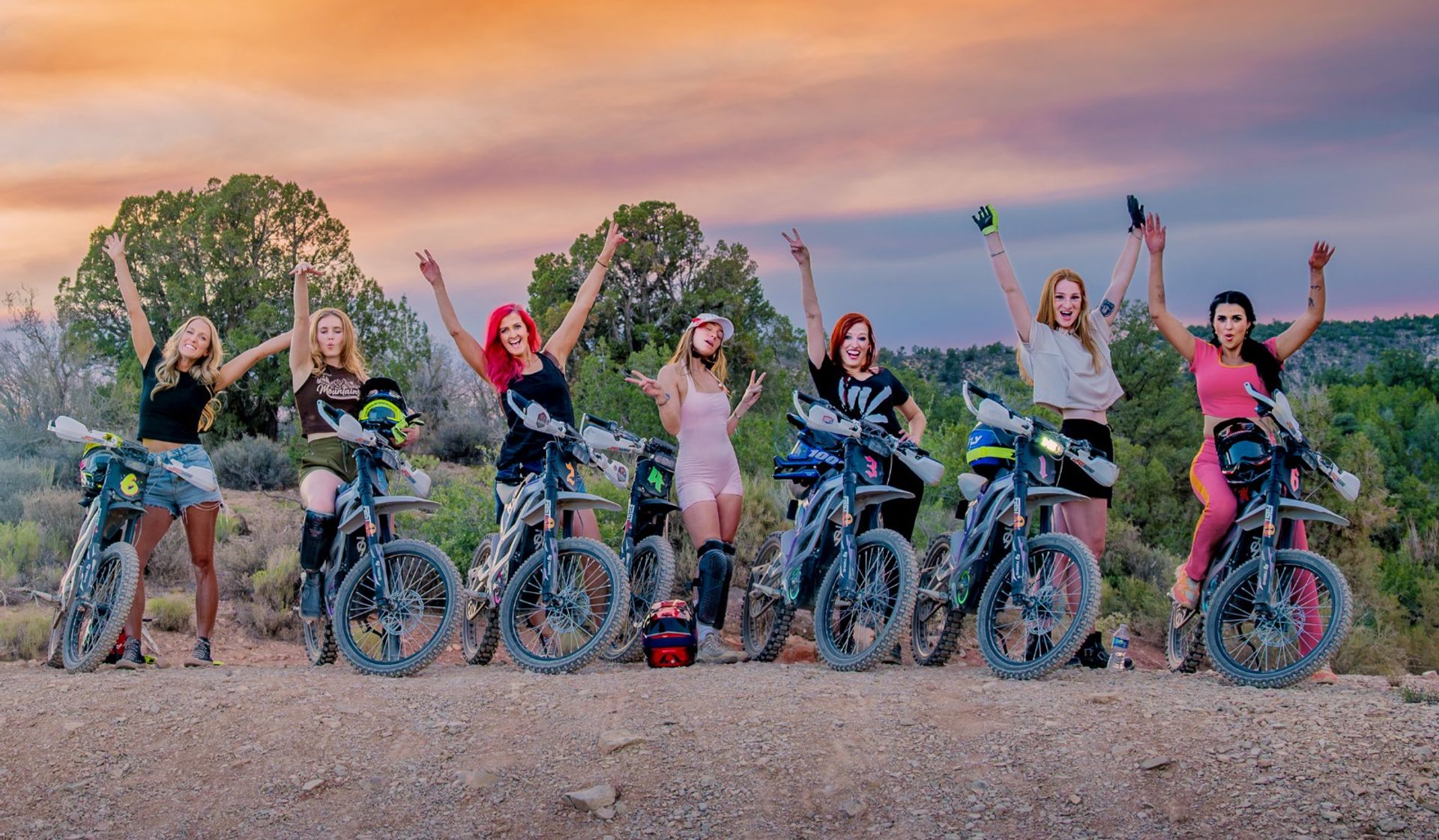 Bride Tribe Moto Mode - Electric Dirt Bike Bachelorette Party near Zion image 1