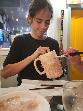 Bachelorette Pottery Paint Party image 13