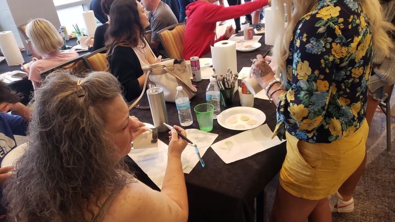 Bachelorette Pottery Paint Party image 16