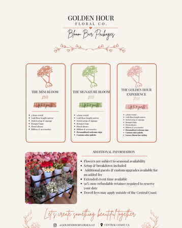 Mobile Bloom Bar - perfect for weddings, bachelorettes, bridal showers, & so much more! image 2
