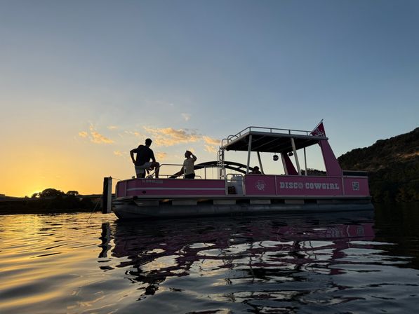Lake Austin Sunset Boat Cruise - Pink Boat image 9