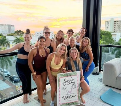 P³: Pop Up. Pilates. Party