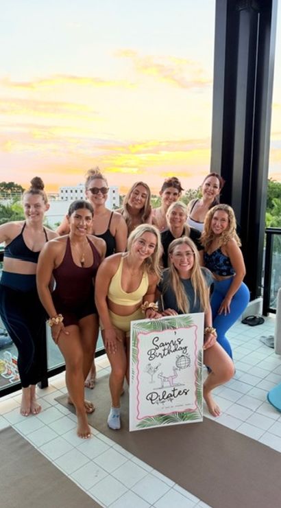 P³: Pop Up. Pilates. Party