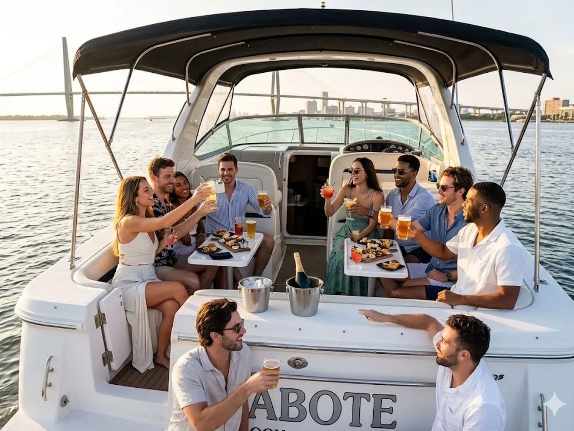 The Drip Lounge x Compass Luxury Transportation x Holy City Boat Tours Package image 1