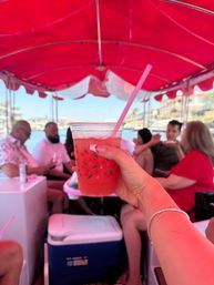 Barbie Pink Duffy BYOB Boat Adventure in Stunning Huntington Beach image 16