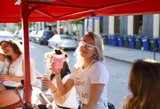 Charlotte South End Party Bike Pub Crawl with VIP Guide and Custom Bar Stops, Great for Bachelorettes image 15