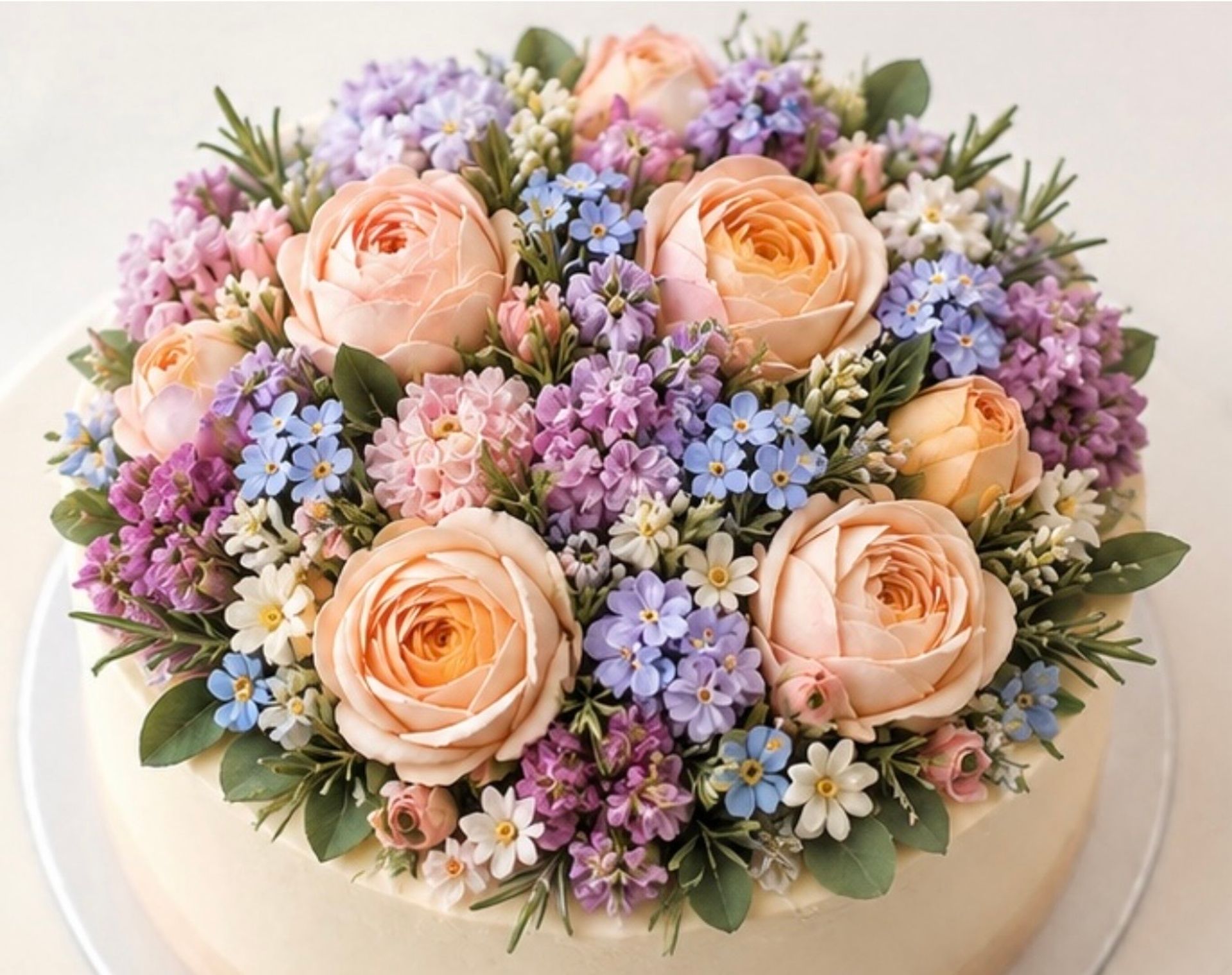 Eatable 3D floral arrangements and uniquely designed desserts image 2
