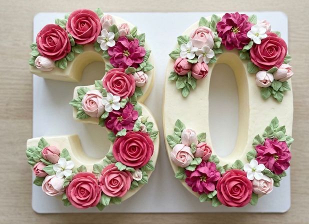 Eatable 3D floral arrangements and uniquely designed desserts image 46