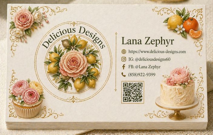 Eatable 3D floral arrangements and uniquely designed desserts image 29