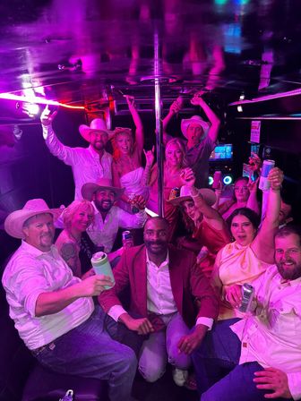 AUX Party Bus for Bachelor & Bachelorette Parties image 1