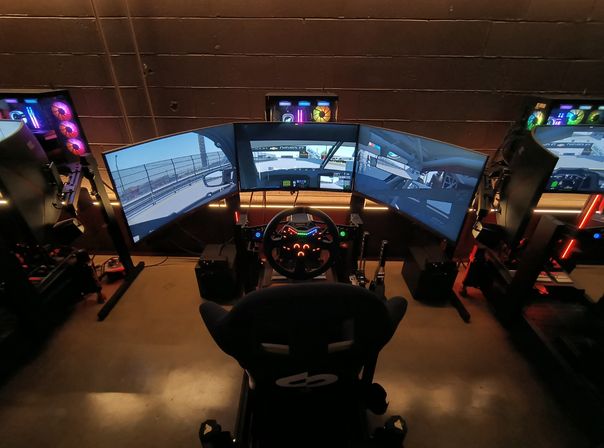 Nashville's first sim racing lounge. Featuring 10 full motion sims with haptic feedback. image 3