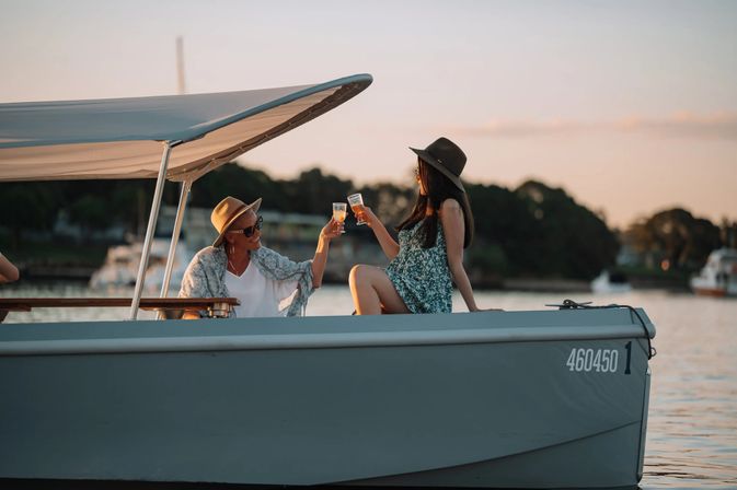 Private Electric Boat Rental with BYOB image 3
