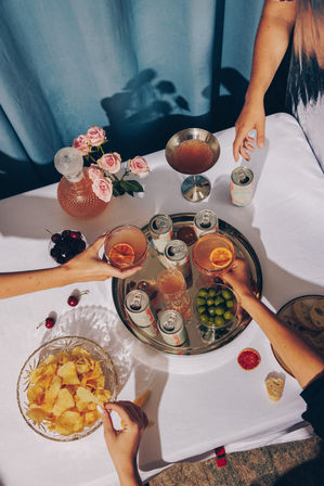 Sparkling THC Rosé Drink without the Alcohol image 7