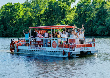 Private Pontoon Party Boat Cruise from Rocketts Landing image