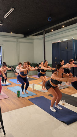 Move & Sip: Private Pilates or Yoga Party with Matcha & Coffee image 6