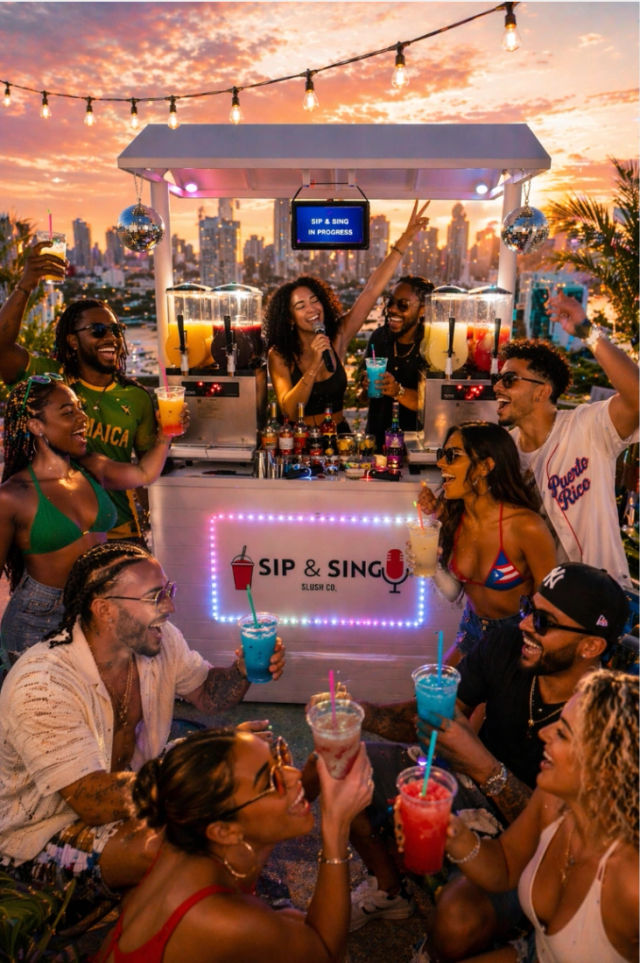 Slush, Sip & Sing: Your Mobile Karaoke & Slushie Party Cart Experience image 4