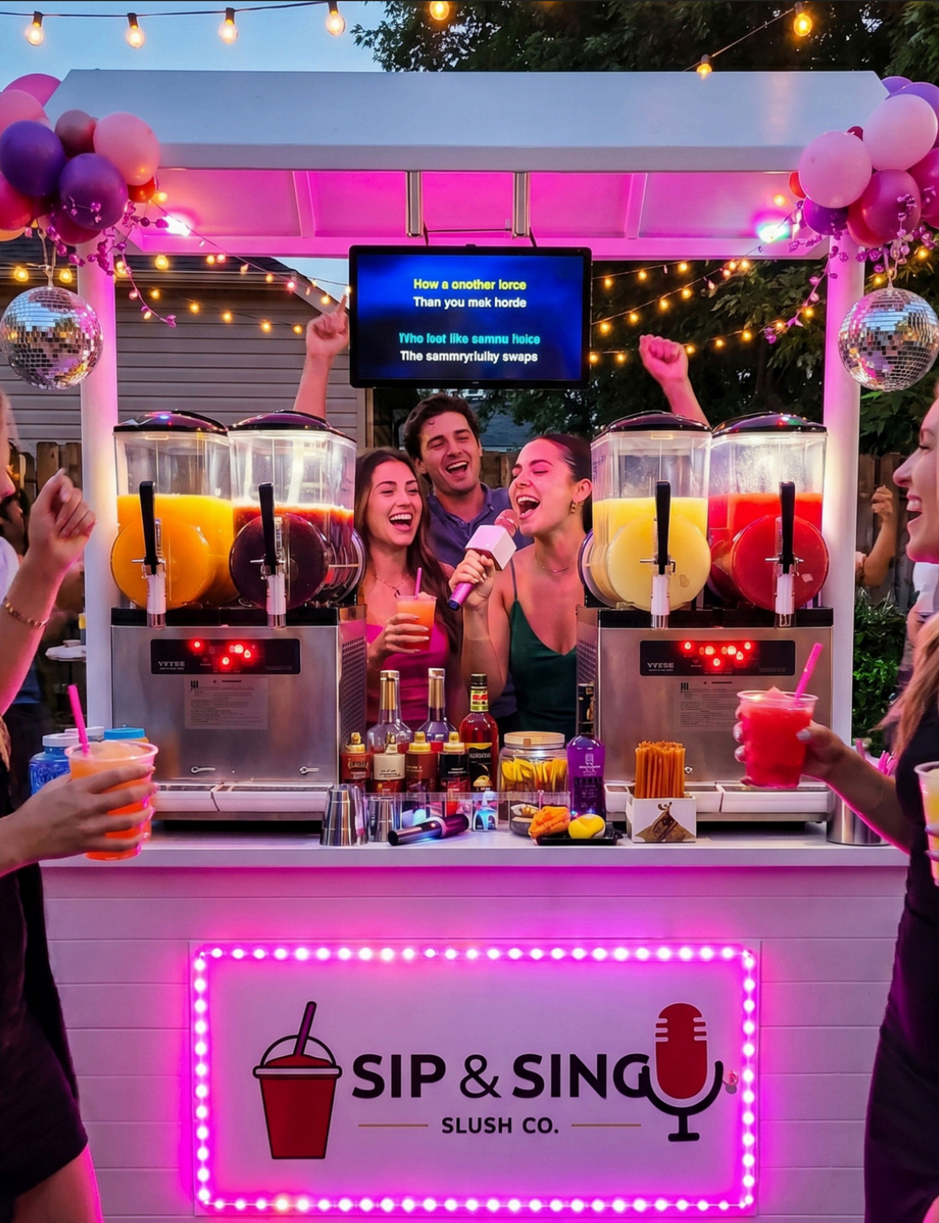 Slush, Sip & Sing: Your Mobile Karaoke & Slushie Party Cart Experience image 2