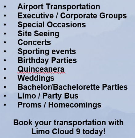 Utah Party Bus & Limousine Rentals - Limo Cloud 9 image 31