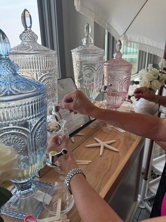 Luxury Perfume Bar Experience: Insta-Worthy Cart, Custom Signage + Personalized Bottles image 3